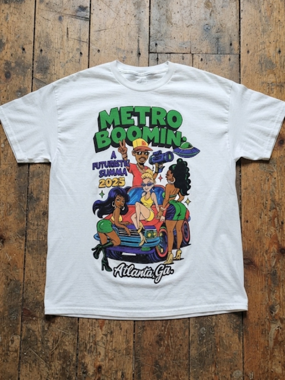 Metro Boomin Atlanta Ga Shirt Men’s Size XL White
